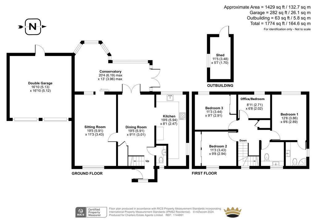 4 bedroom detached house for sale - floorplan