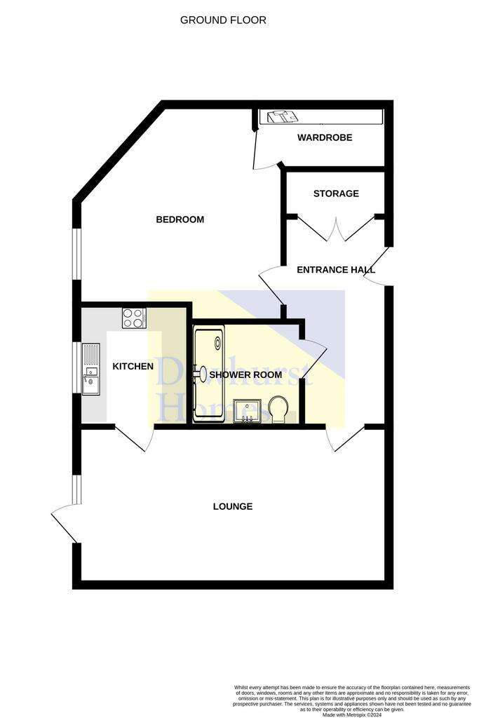 1 bedroom flat for sale - floorplan