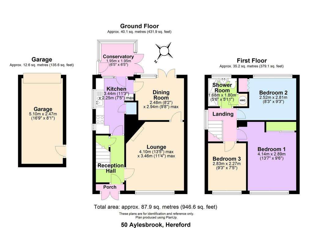 3 bedroom semi-detached house for sale - floorplan