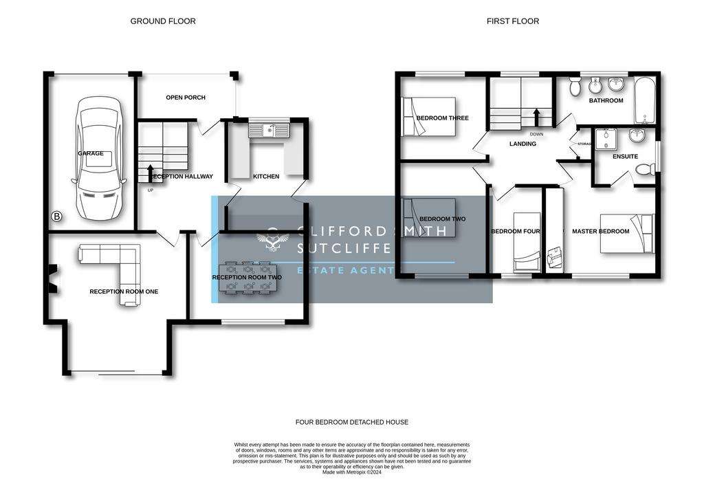 4 bedroom detached house for sale - floorplan