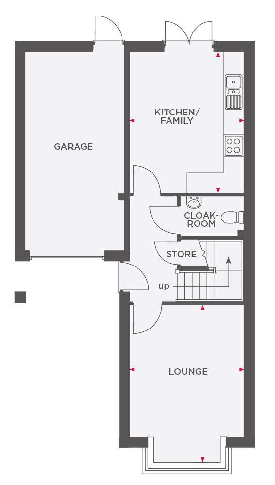 3 bedroom detached house for sale - floorplan