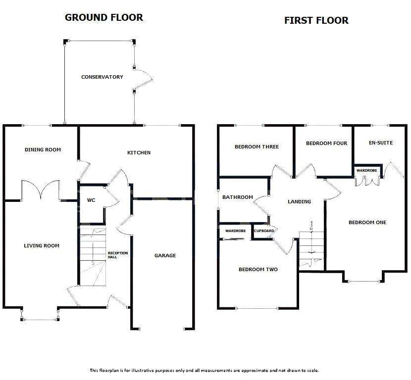 4 bedroom detached house for sale - floorplan