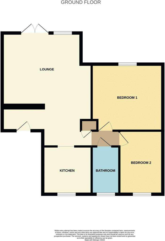 2 bedroom flat for sale - floorplan