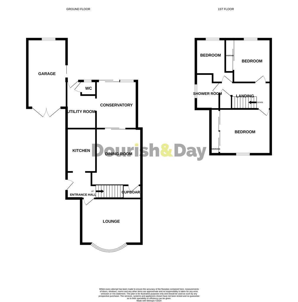 3 bedroom semi-detached house for sale - floorplan