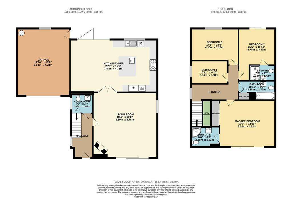 4 bedroom detached house for sale - floorplan