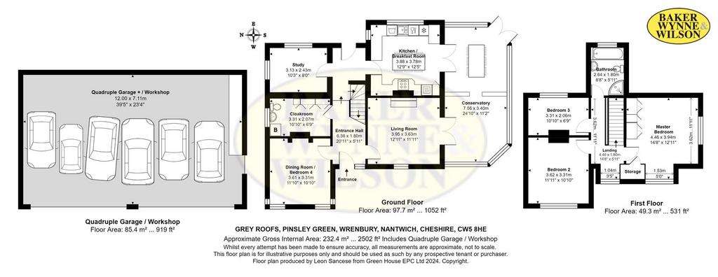 4 bedroom detached house for sale - floorplan