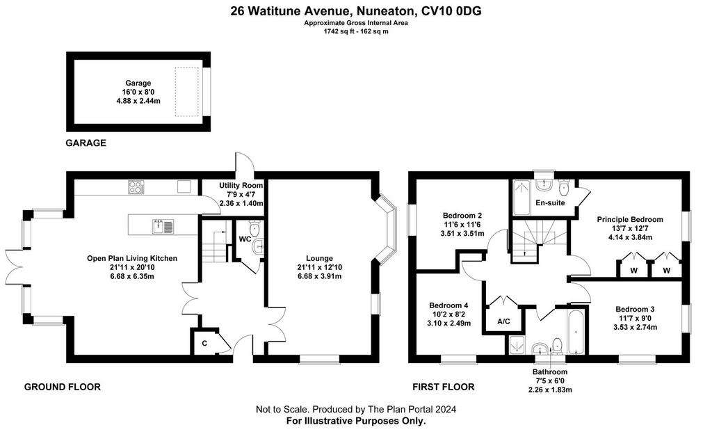 4 bedroom detached house for sale - floorplan