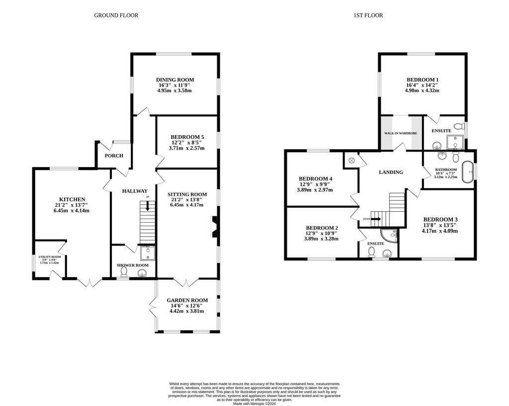 5 bedroom detached house for sale - floorplan