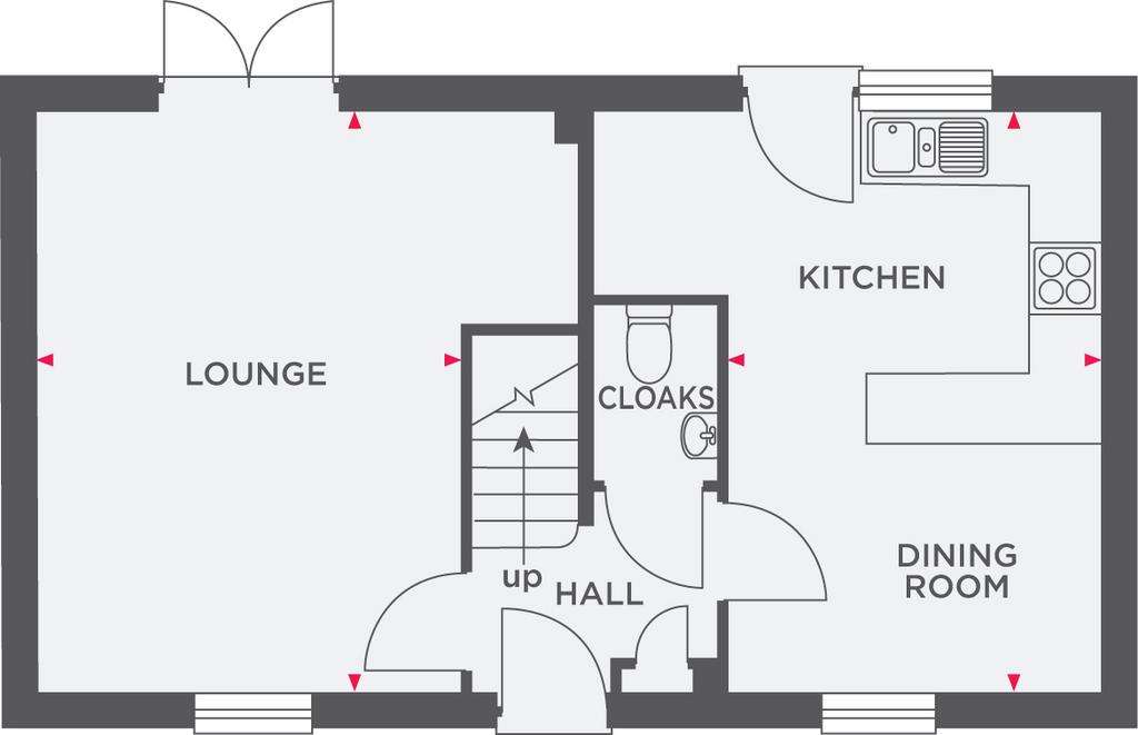 3 bedroom detached house for sale - floorplan