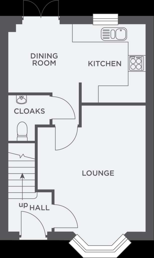 3 bedroom terraced house for sale - floorplan