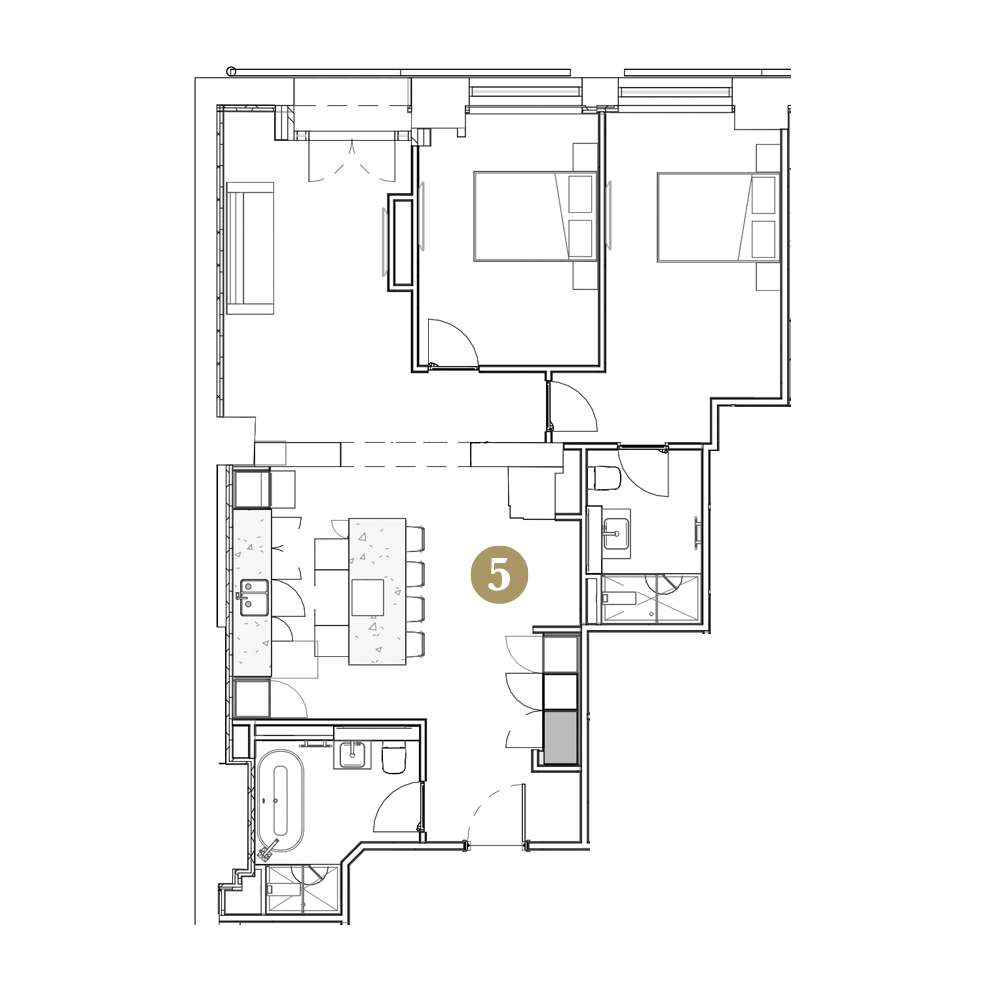 2 bedroom flat for sale - floorplan