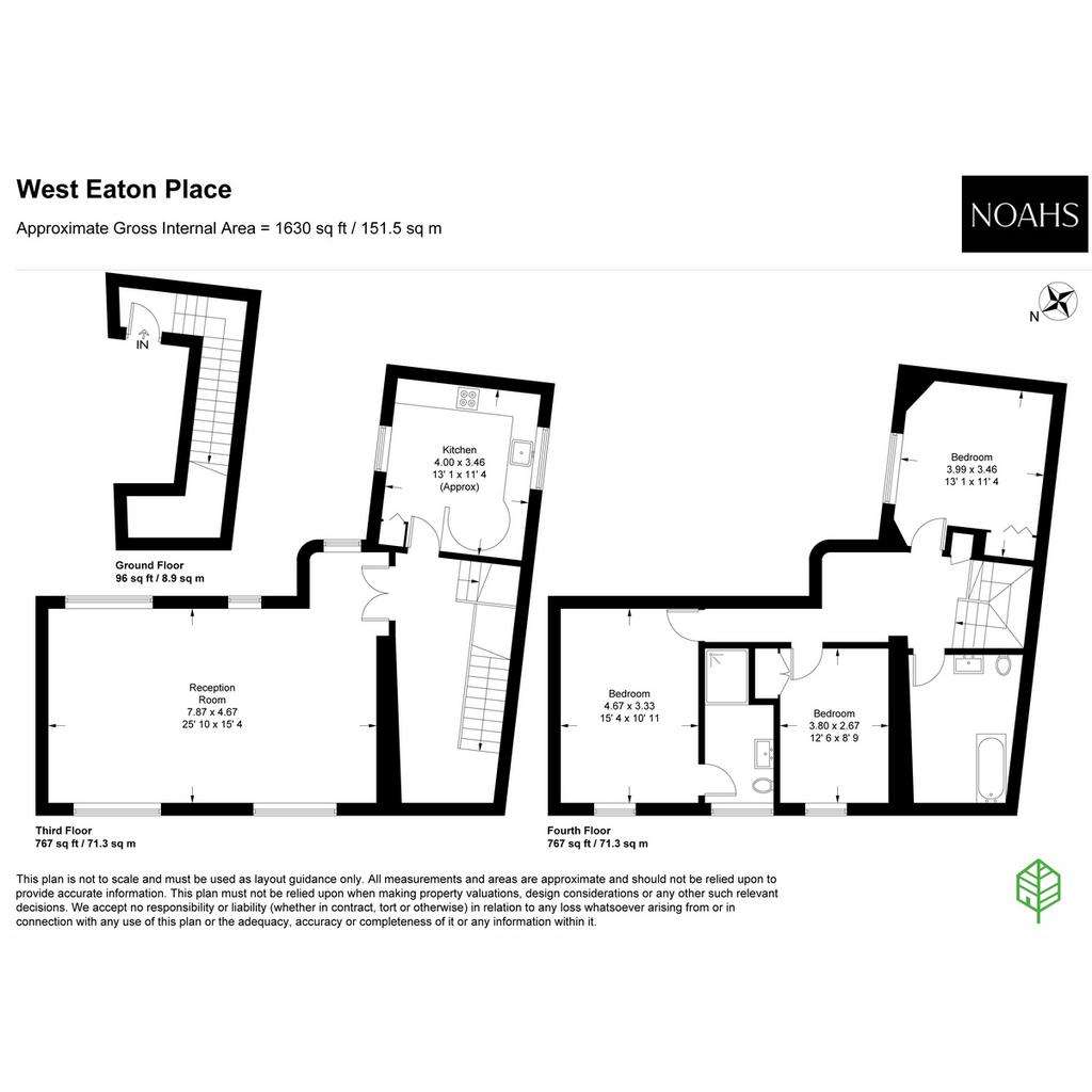 3 bedroom flat for sale - floorplan