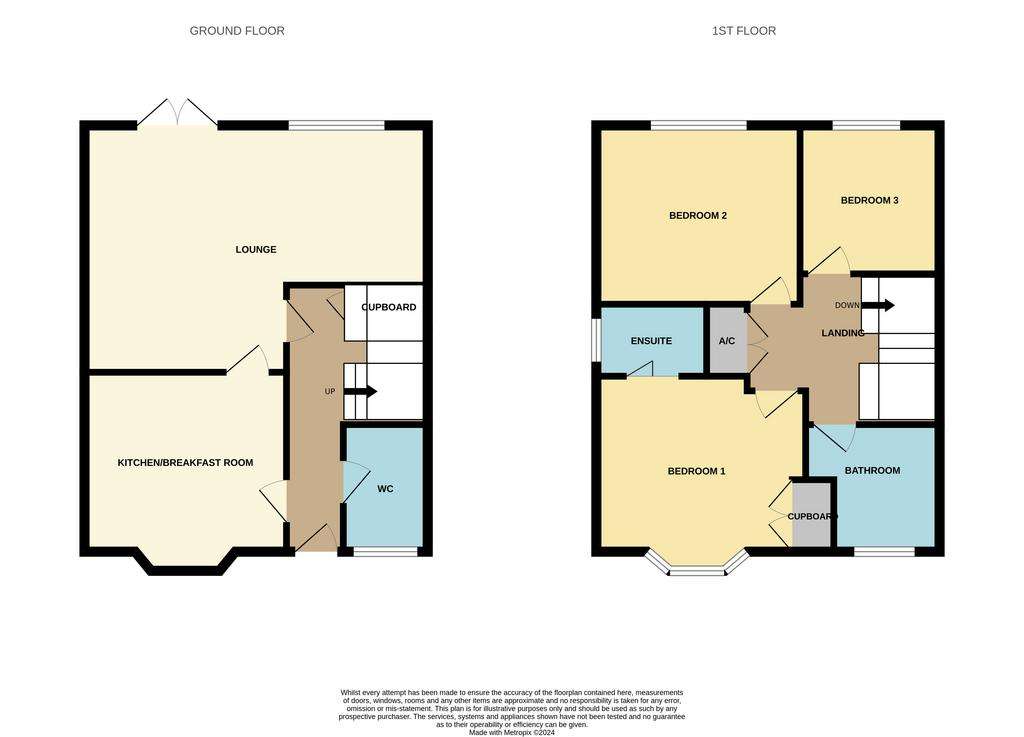 3 bedroom detached house for sale - floorplan