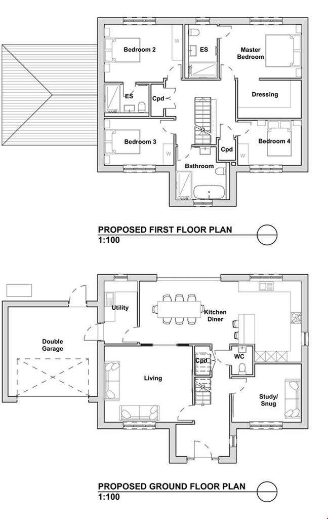 Plot for sale - floorplan