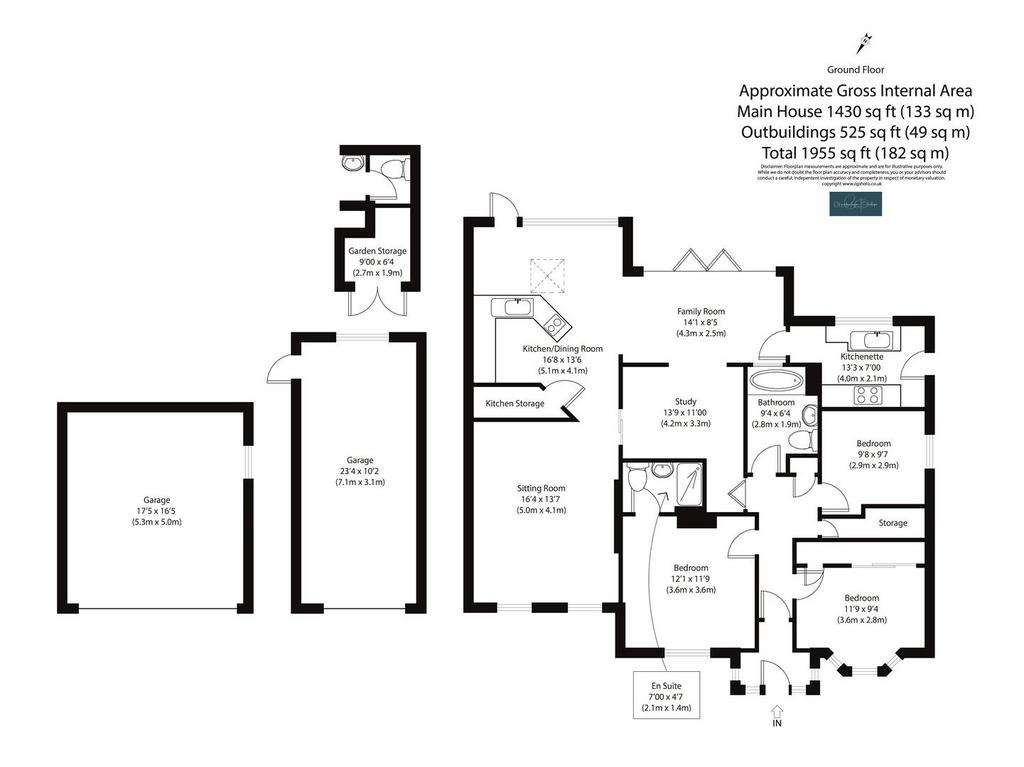 3 bedroom detached bungalow for sale - floorplan