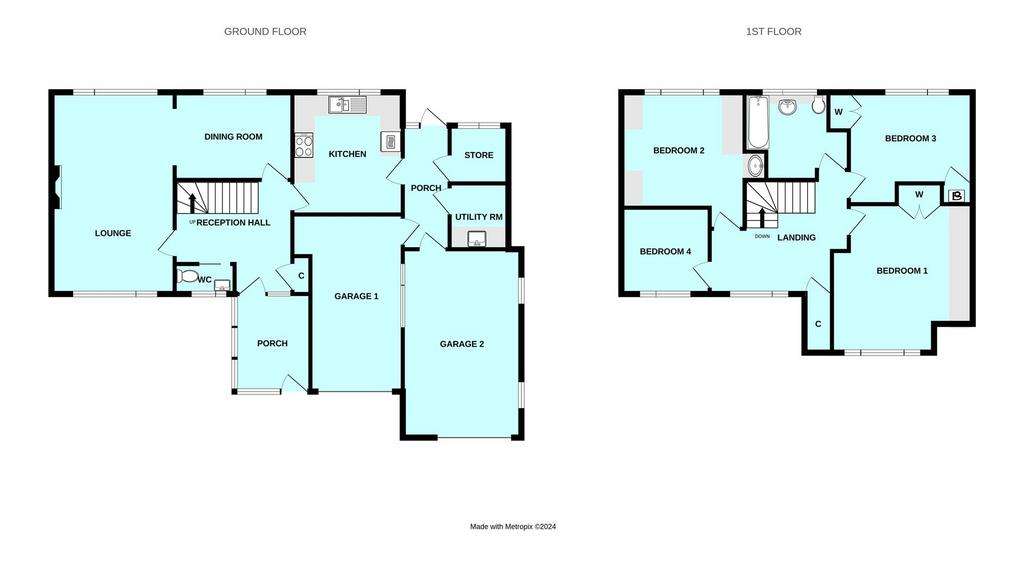 4 bedroom detached house for sale - floorplan