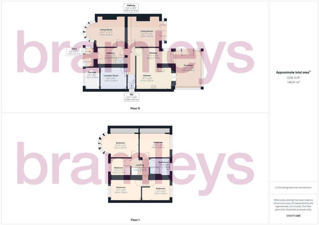 5 bedroom semi-detached house for sale - floorplan