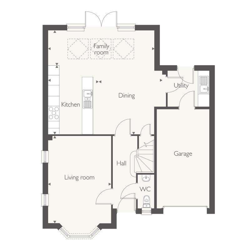 4 bedroom detached house for sale - floorplan