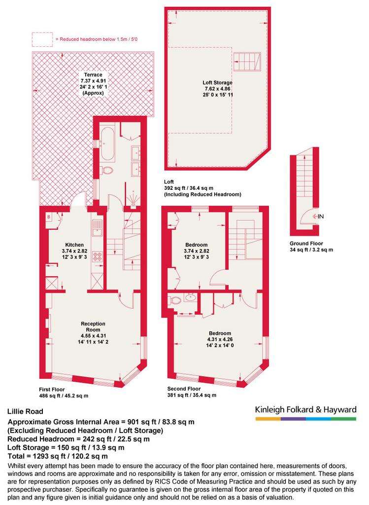 2 bedroom flat for sale - floorplan