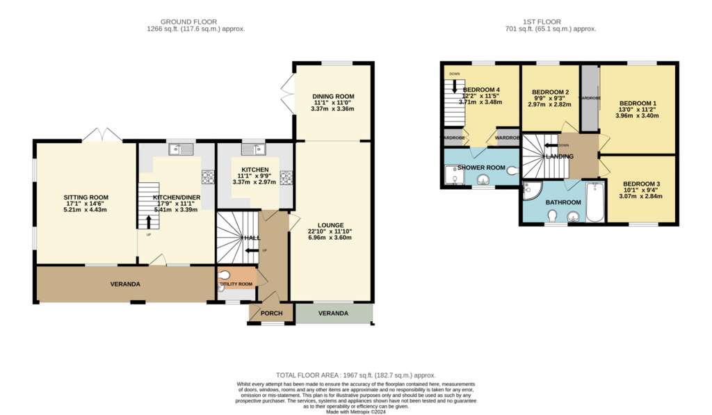 4 bedroom detached house for sale - floorplan