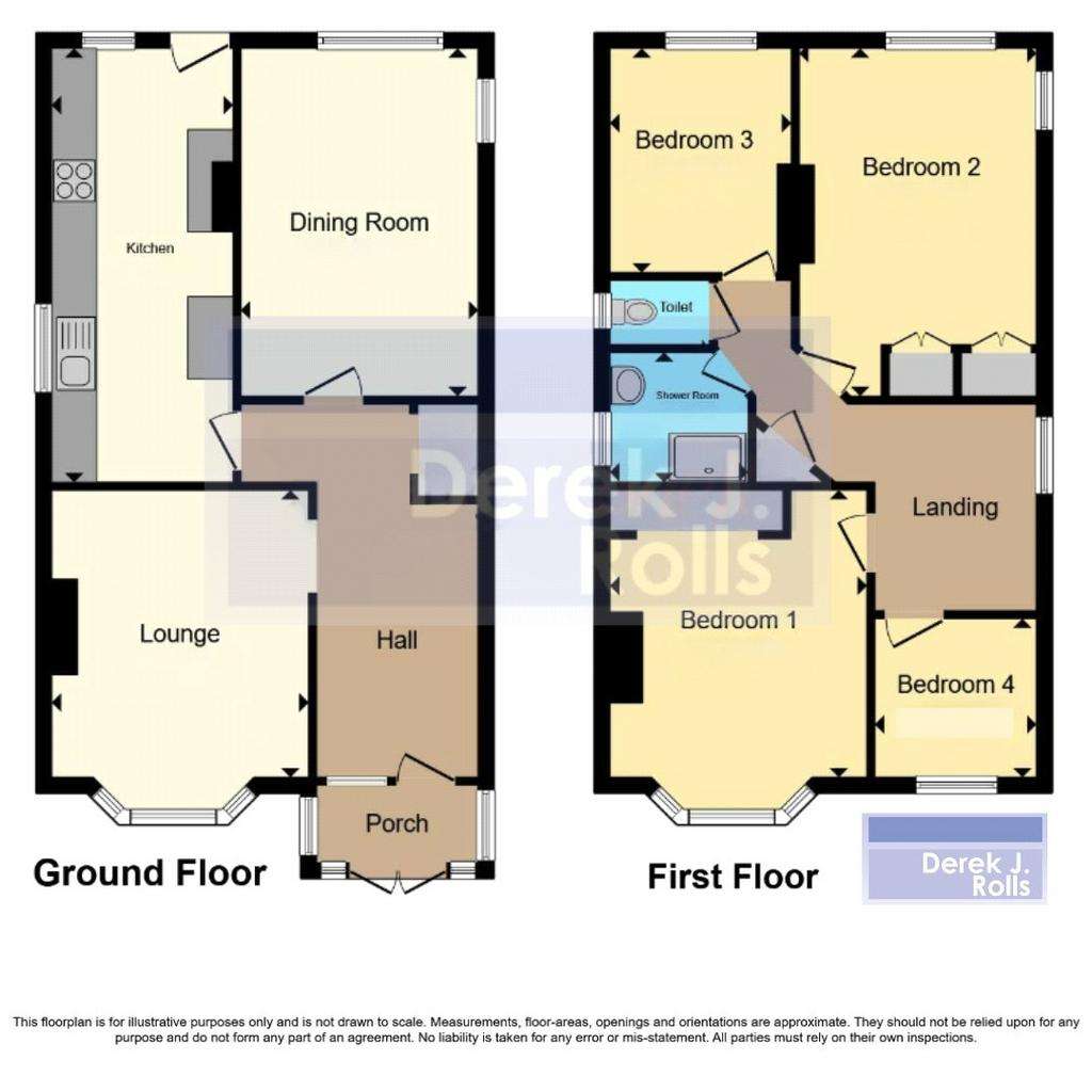 4 bedroom detached house for sale - floorplan