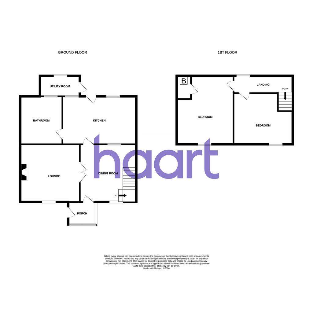 2 bedroom cottage for sale - floorplan