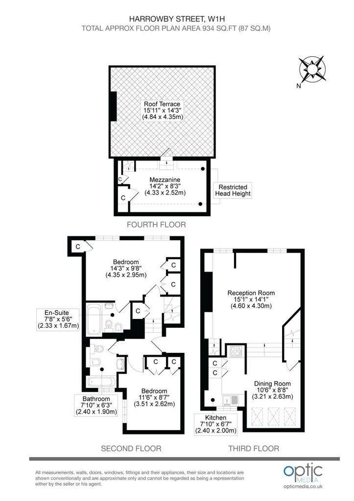 2 bedroom flat for sale - floorplan