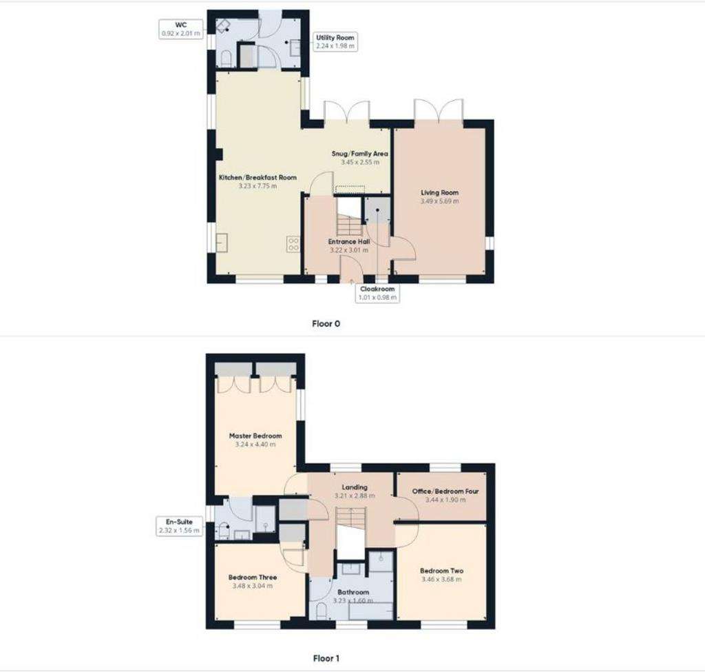 4 bedroom detached house for sale - floorplan