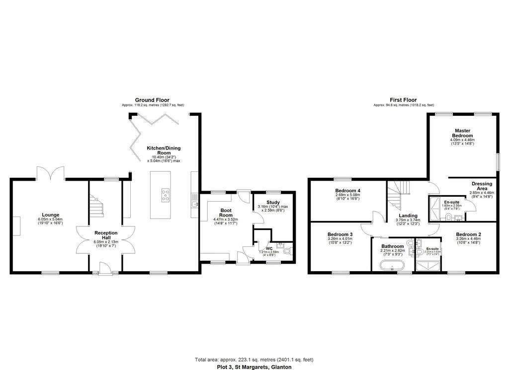 4 bedroom detached house for sale - floorplan