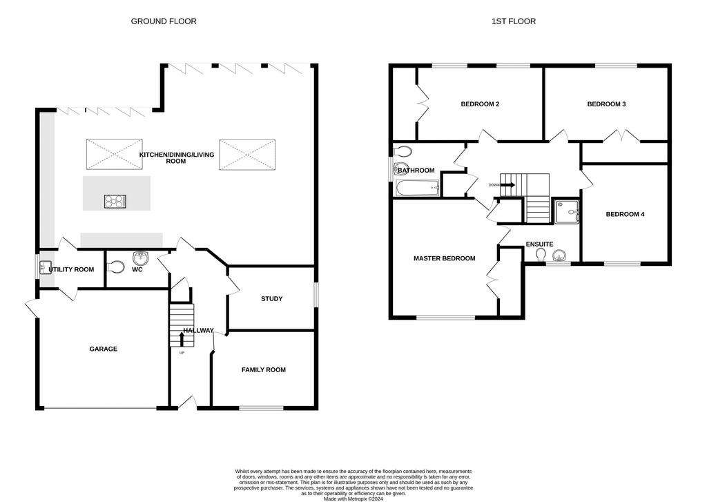 4 bedroom detached house for sale - floorplan