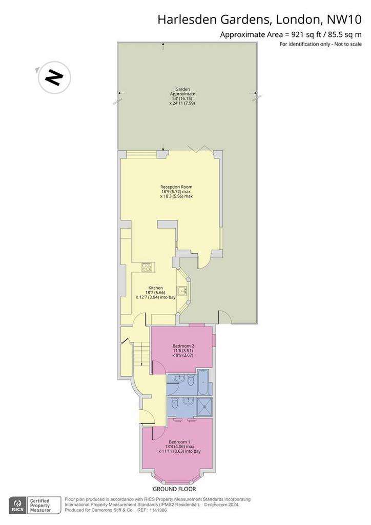 2 bedroom flat for sale - floorplan