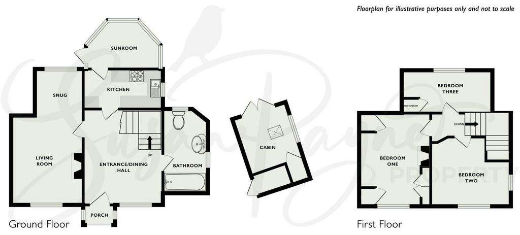 3 bedroom semi-detached house for sale - floorplan