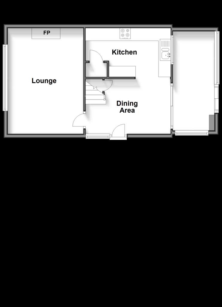 3 bedroom semi-detached house for sale - floorplan