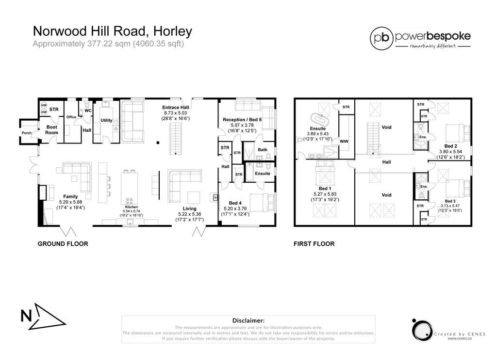 5 bedroom house for sale - floorplan