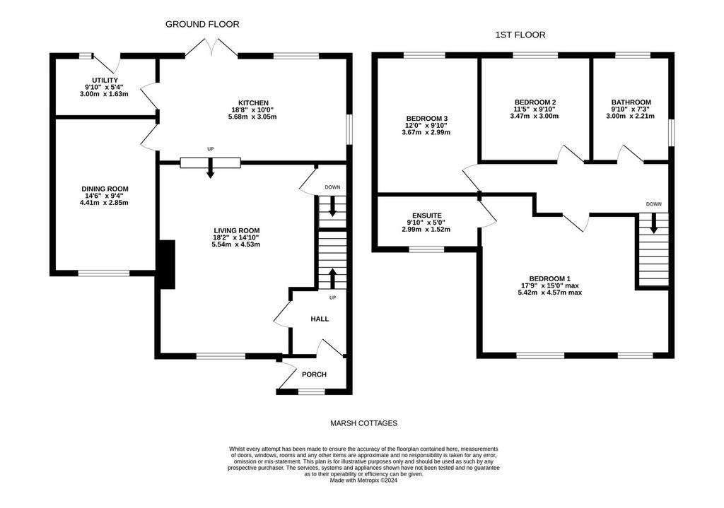 3 bedroom cottage for sale - floorplan