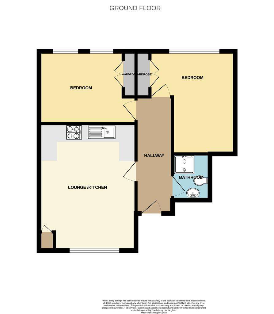 2 bedroom flat for sale - floorplan