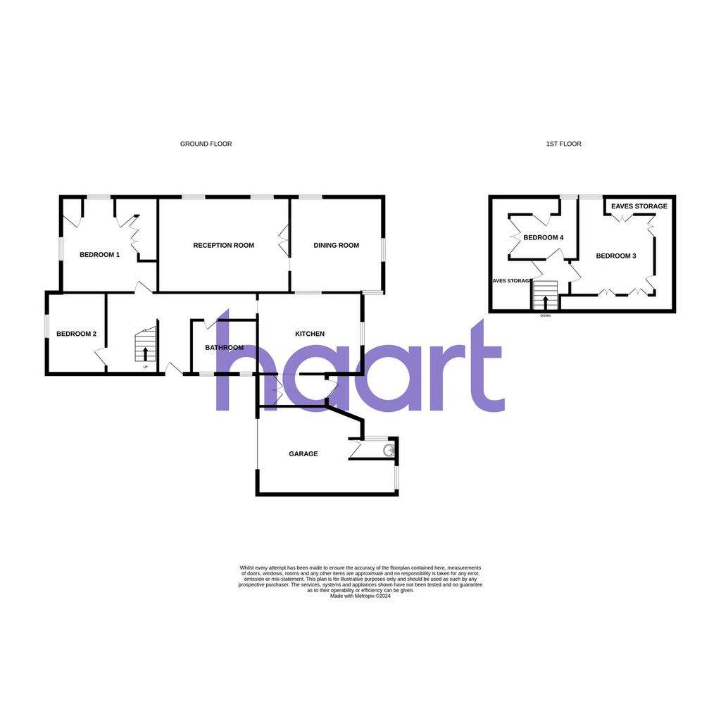 4 bedroom detached bungalow for sale - floorplan