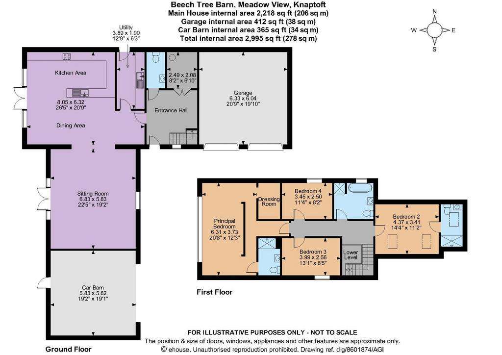 4 bedroom house for sale - floorplan