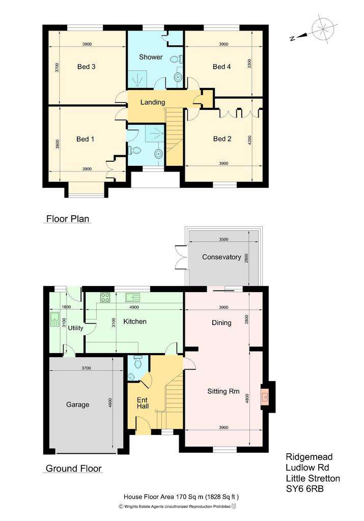 4 bedroom detached house for sale - floorplan