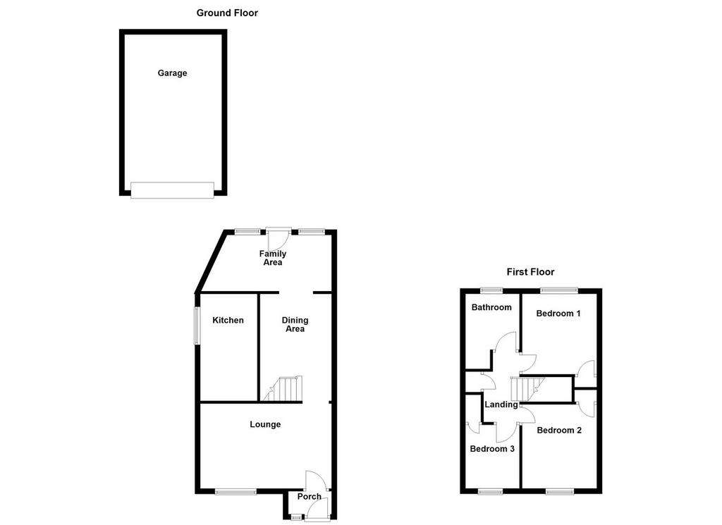 3 bedroom semi-detached house for sale - floorplan