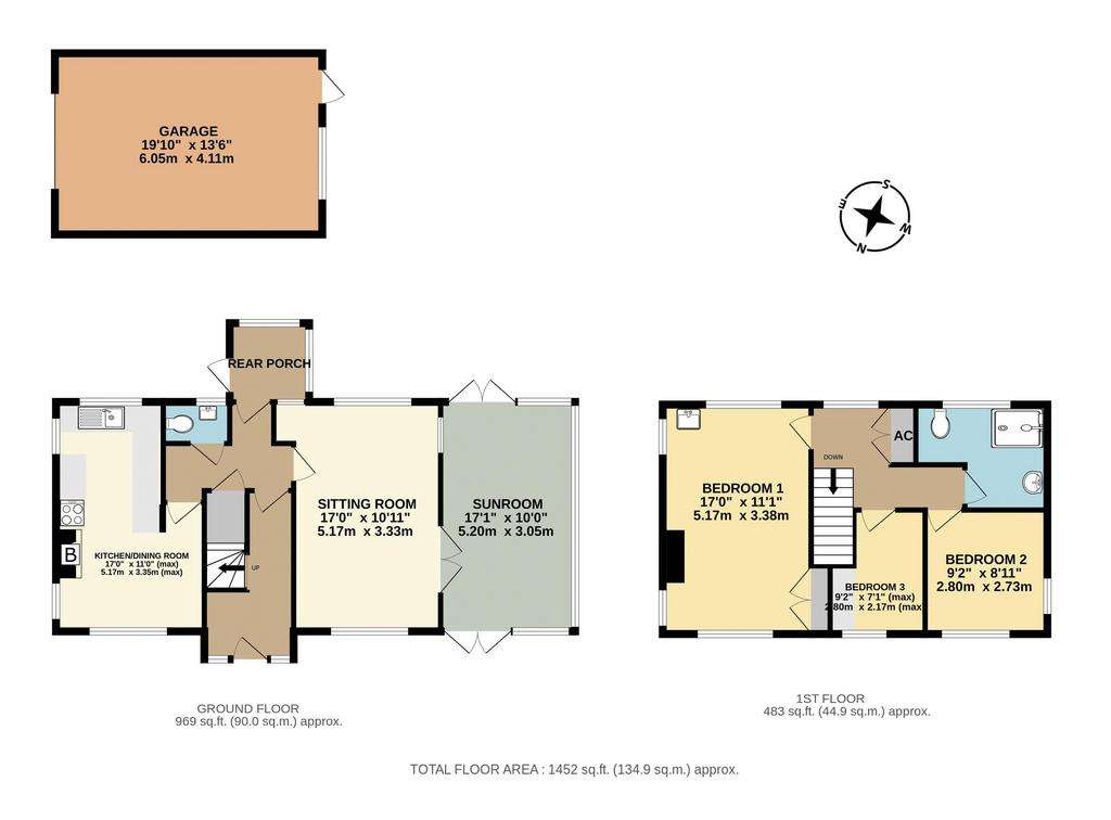 3 bedroom detached house for sale - floorplan