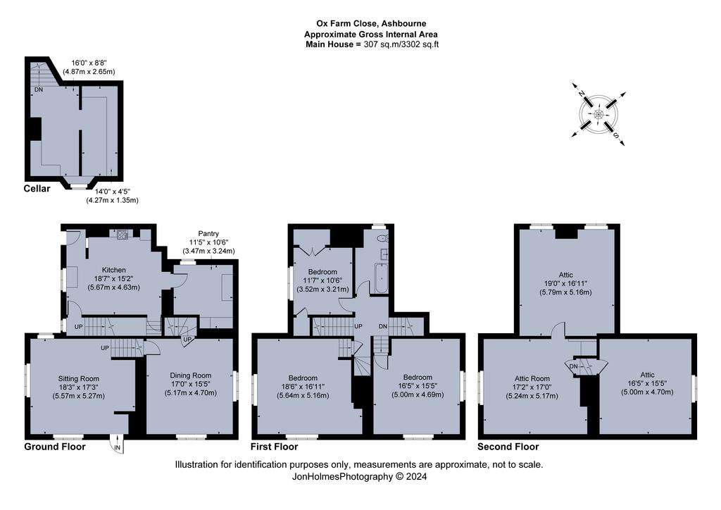 3 bedroom house for sale - floorplan