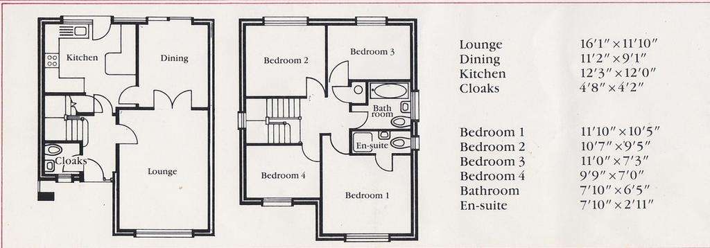 4 bedroom detached house for sale - floorplan