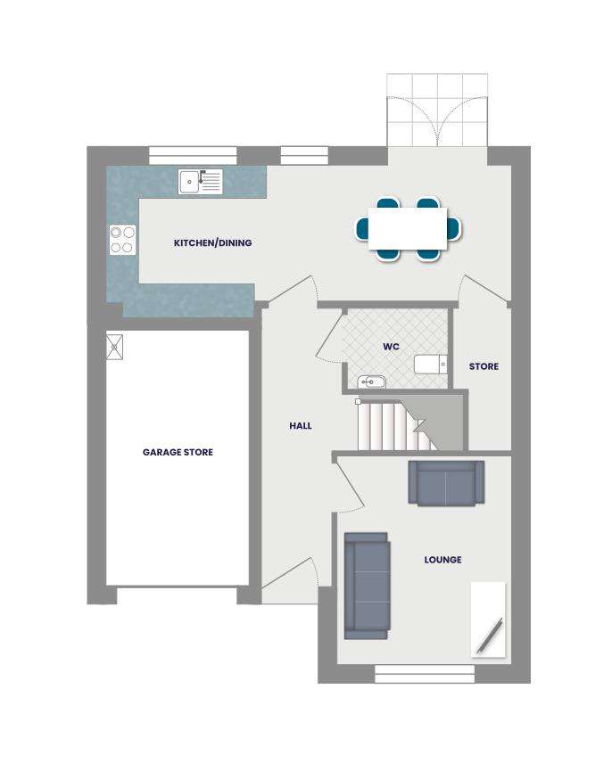 4 bedroom detached house for sale - floorplan