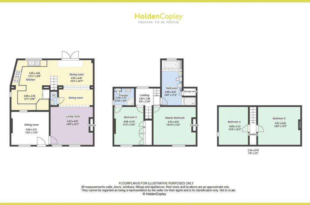 4 bedroom cottage for sale - floorplan