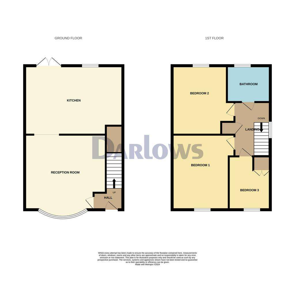 3 bedroom semi-detached house for sale - floorplan