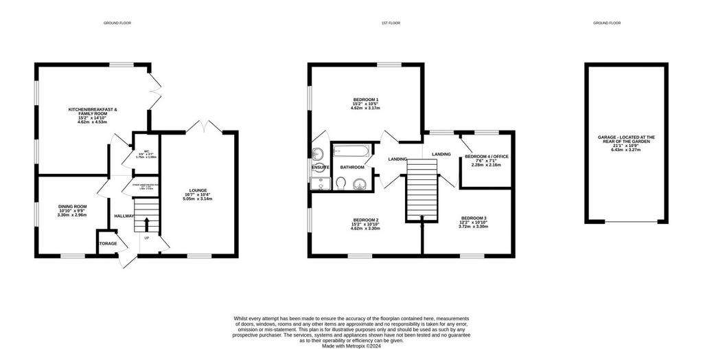 4 bedroom detached house for sale - floorplan