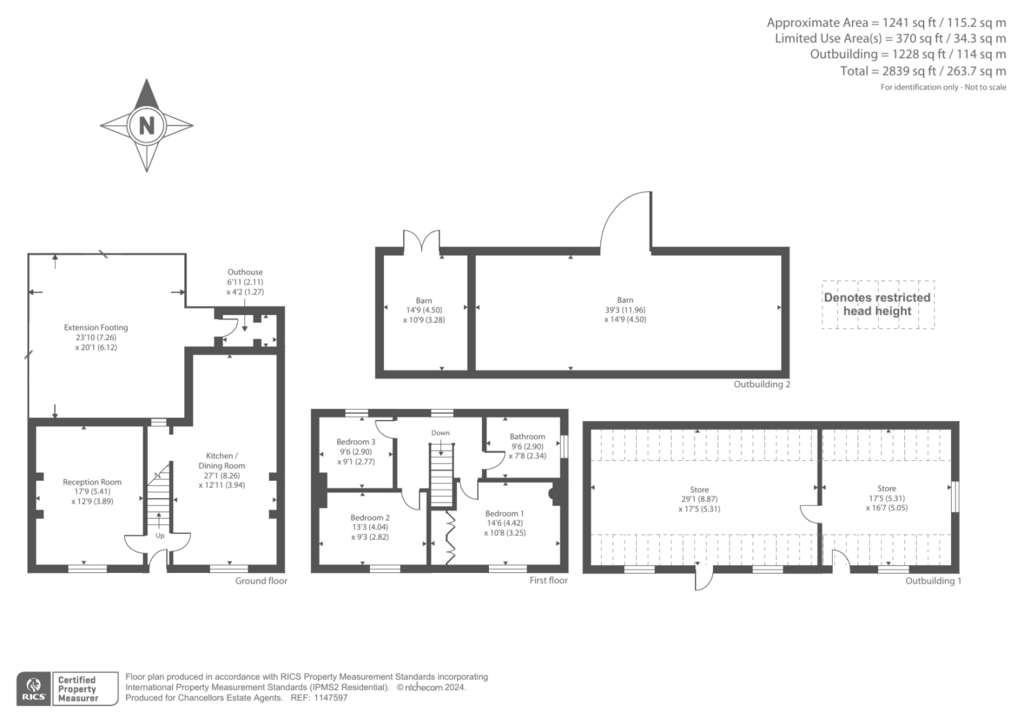 3 bedroom detached house for sale - floorplan