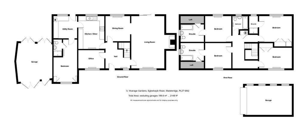 5 bedroom detached house for sale - floorplan