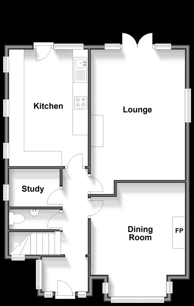 4 bedroom detached house for sale - floorplan